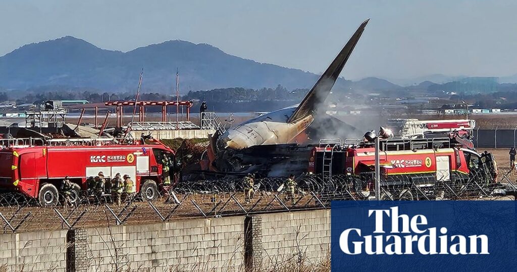 Jeju Air crash: dozens killed after South Korean aircraft veers off runway and hits wall | South Korea