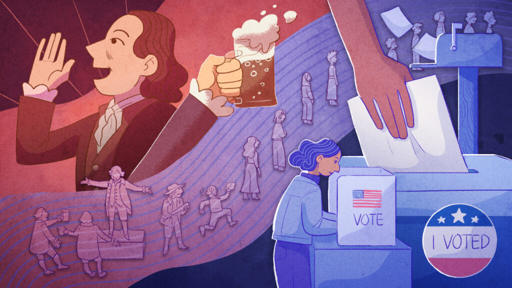 The right to vote and the voting process in the USA : Throughline : NPR