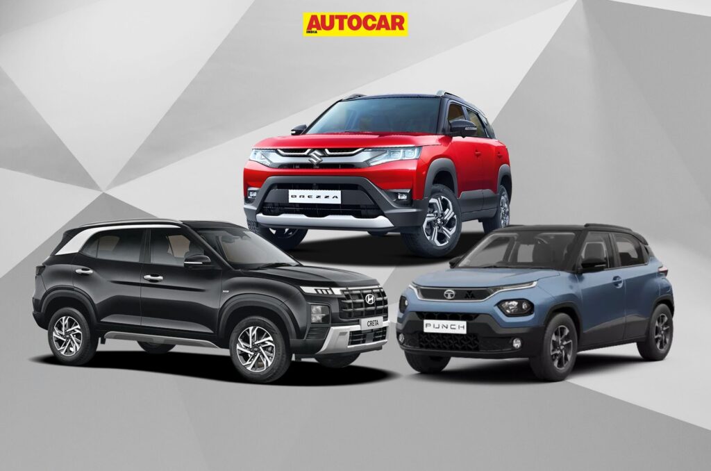 Tata Punch, Hyundai Creta, Maruti Brezza, best selling SUVs 2024, UV sales