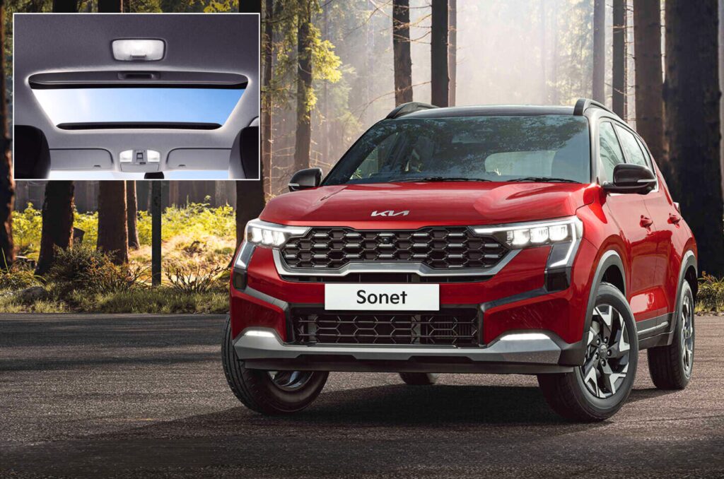 Kia Sonet, sunroof variants, petrol and diesel engines