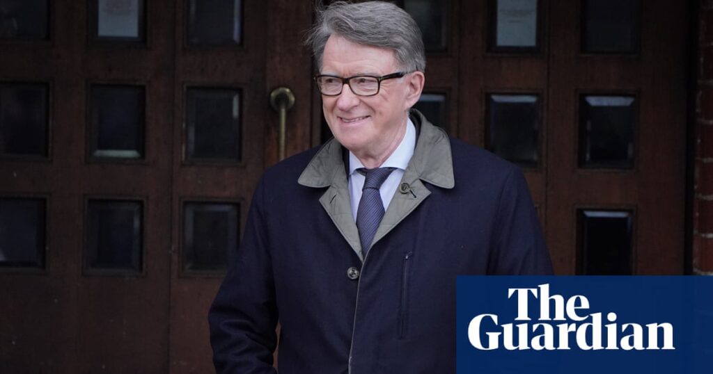 Peter Mandelson must be most important voice in Trump’s ear, says ex-ambassador | Foreign policy