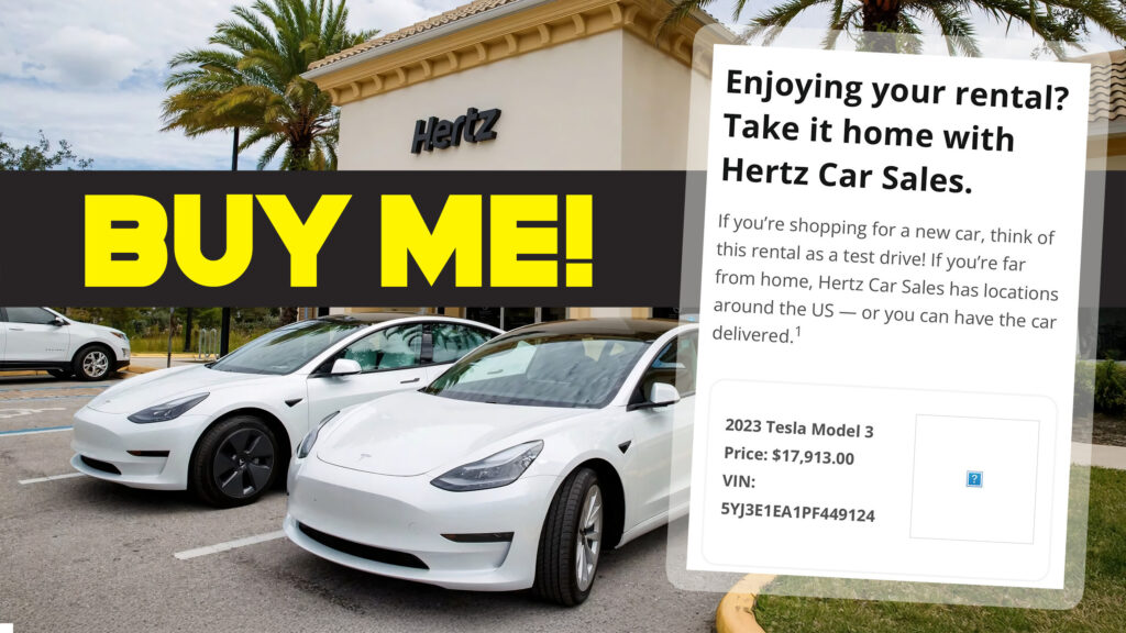 Hertz Asking EV Renters To Buy Their Car