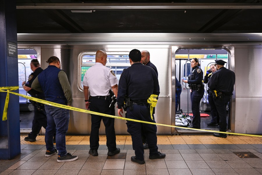 Man accused of burning woman to death on NY subway charged with murder