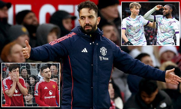 Ruben Amorim claims everyone at Man United is 'TIRED' of losing - as he rues 'nervous' performance in 3-0 defeat by Bournemouth