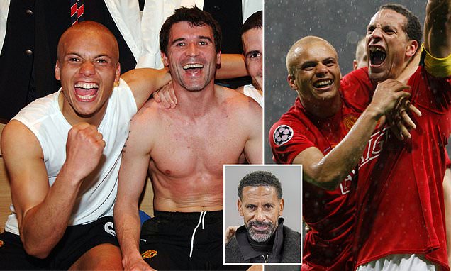 Rio Ferdinand reveals how former Man United captain Roy Keane lost it with Wes Brown at booze-fuelled Christmas party while at the Red Devils