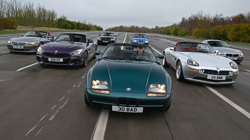 BMW Z car supertest: Z1, Z3, Z4 and Z8 help us celebrate 35 years of Bavarian roadsters