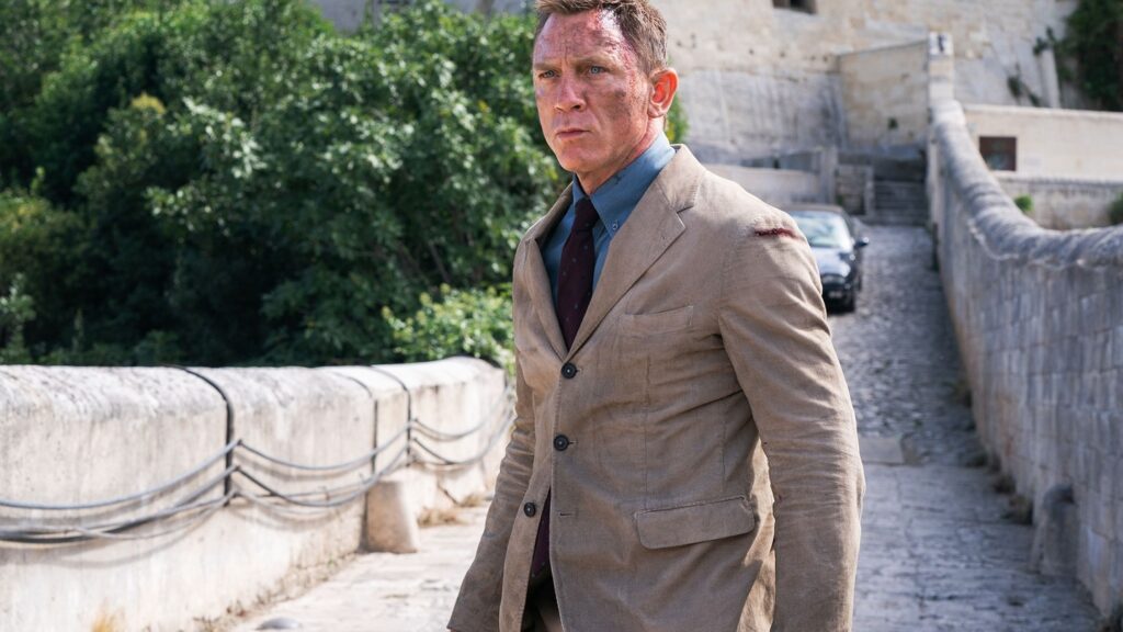 Daniel Craig as James Bond in No Time to Die