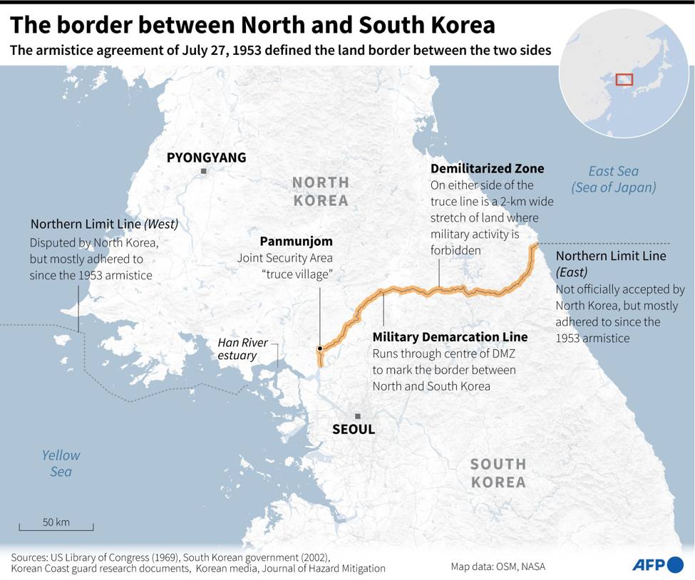 South Korea says it has a North Korean soldier in custody