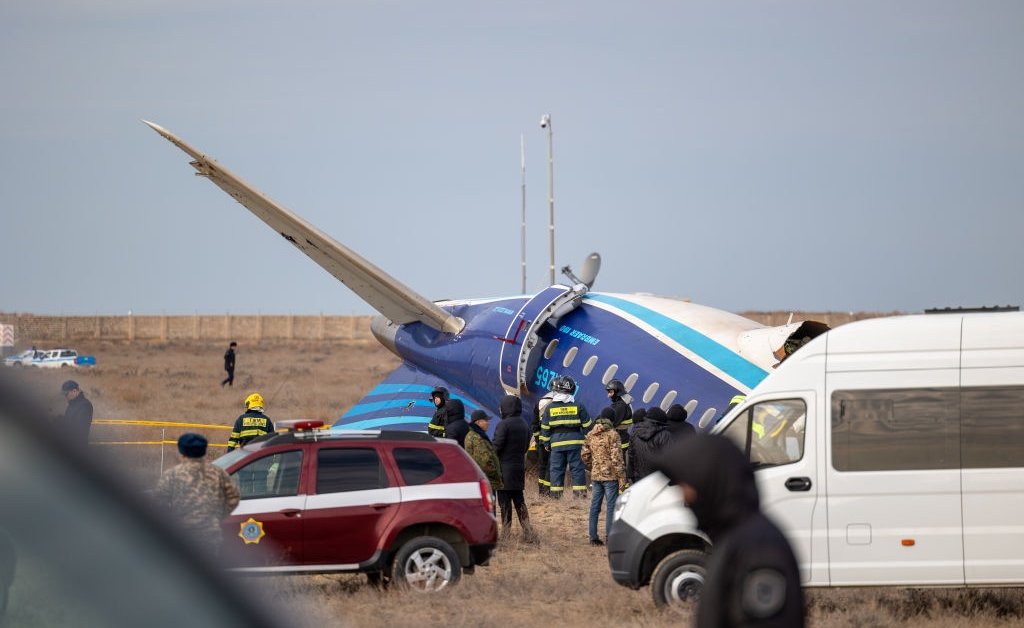 Azerbaijani Airliner Crashes in Kazakhstan