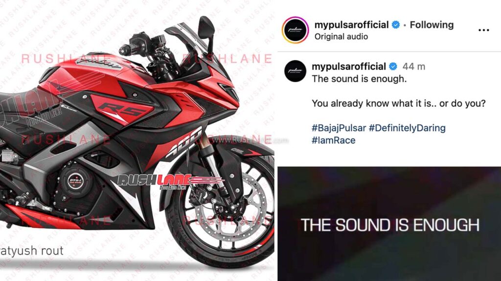 New Bajaj Pulsar Motorcycle Teaser Out