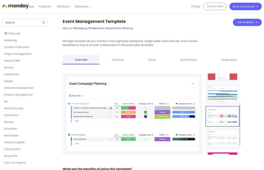 Top 8 Plug-and-Play Event Planning Templates [FREE]