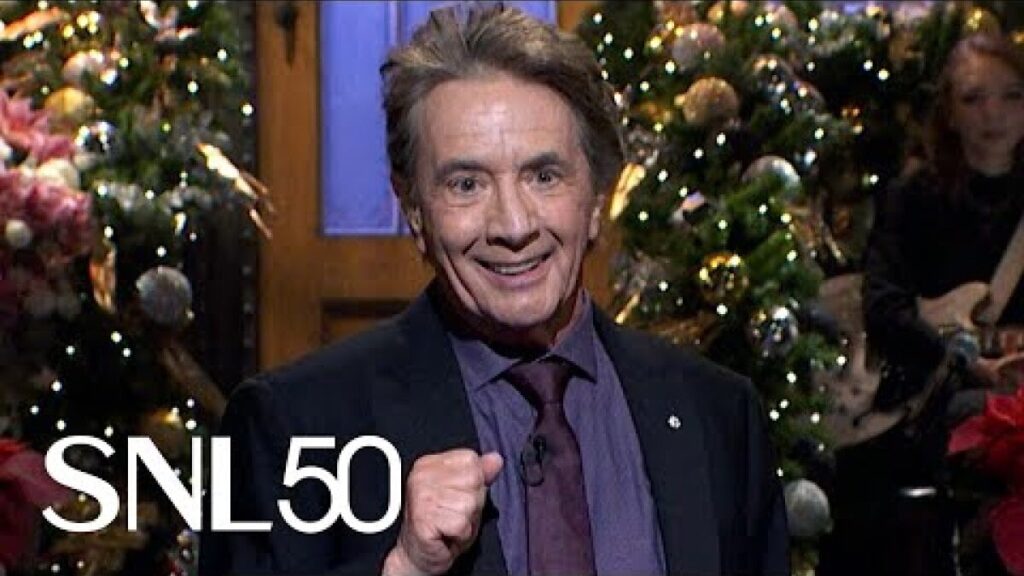 Martin Short brings holiday joy (and roasts) to his musical 'SNL' monologue