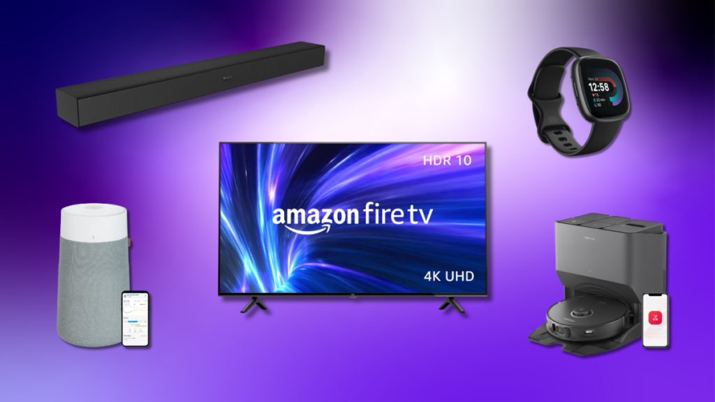 Best Amazon deals of the day: Fitbit Versa 4, Roku wireless soundbar and bass, 43-inch 4-Series Fire TV, Blueair purifier, Roborock S8 Pro Ultra