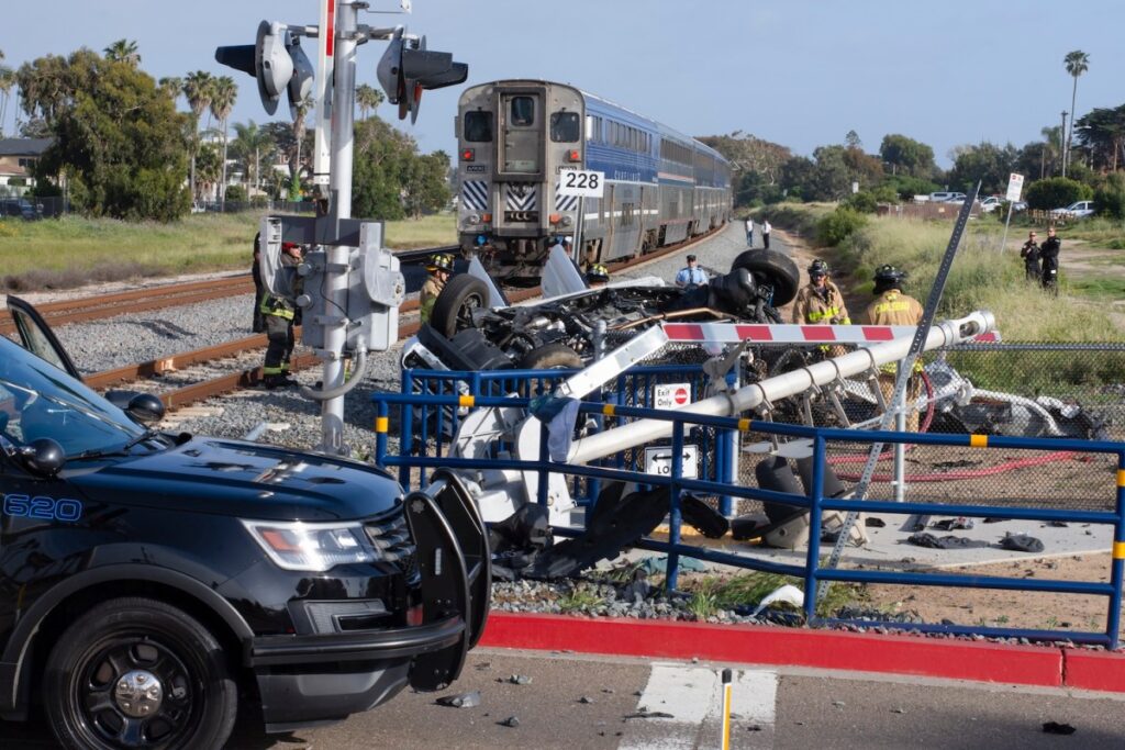 It took a train hitting an SUV to bust North Carolina woman for DUI