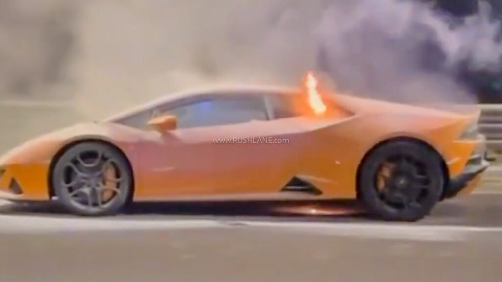 Rs 9 Crore Lamborghini Revuelto Catches Fire in Mumbai