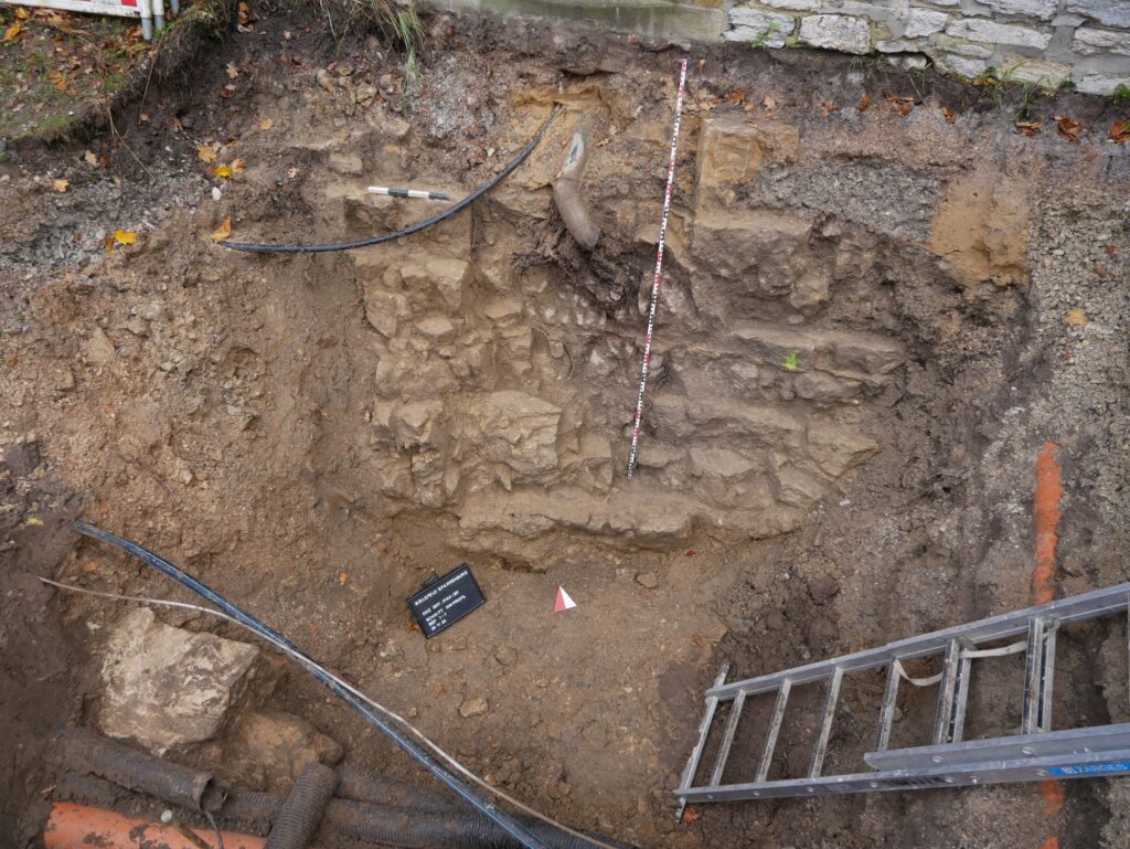 Medieval Staircase Unearthed at Sparrenburg Castle in Germany