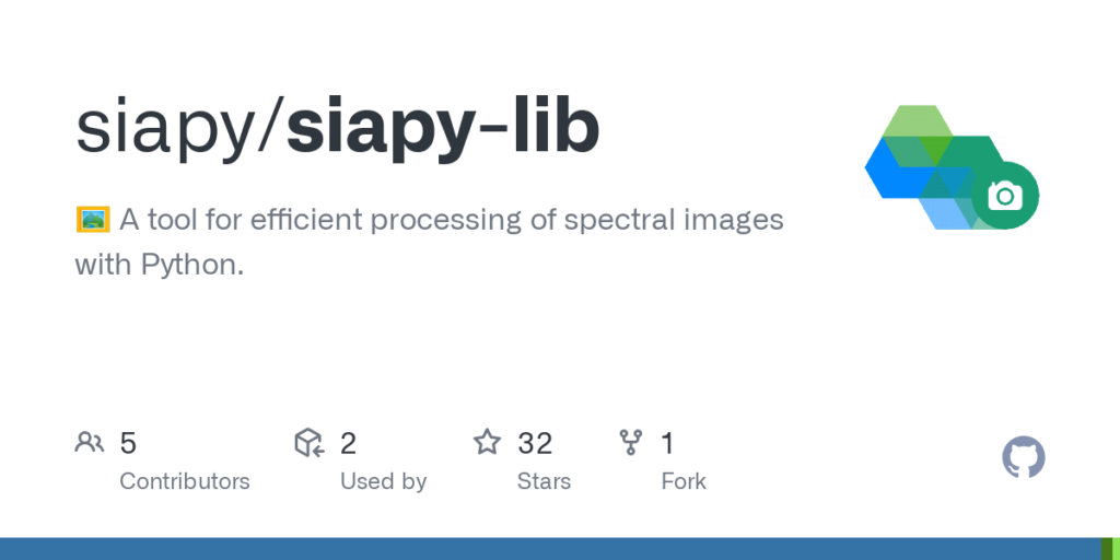 siapy/siapy-lib: 🖼️ A tool for efficient processing of spectral images with Python.