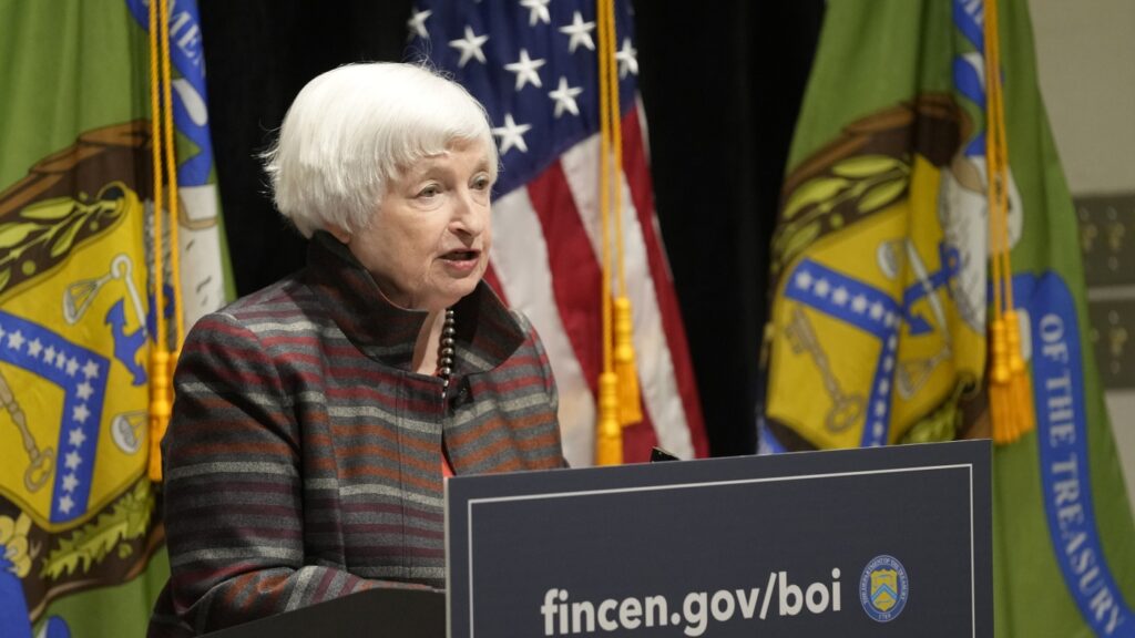 Yellen tells Congress U.S. could hit debt limit in mid-January : NPR