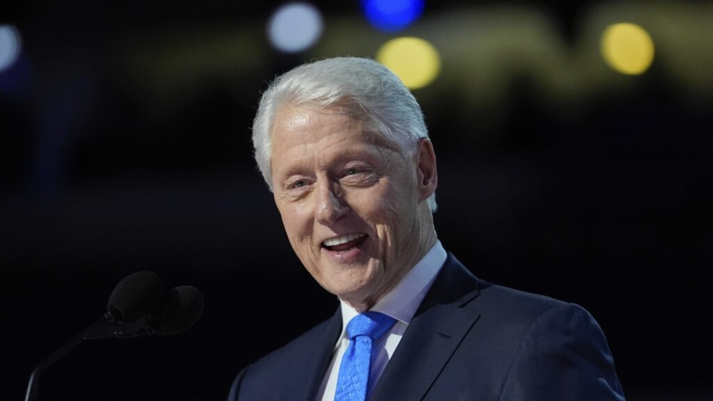 Former president Bill Clinton is hospitalized with a fever : NPR