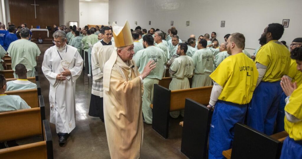 Christmas Day in L.A. County jail: Mass, carols and ramen