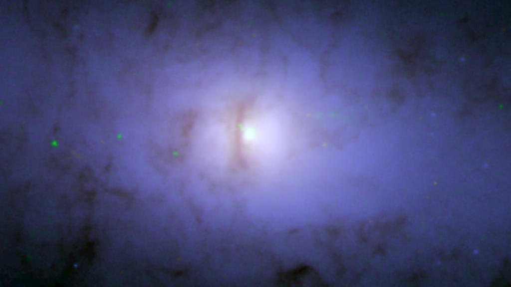 NASA's Hubble and Chandra telescopes discover a strange 'sideways' black hole in a cosmic crime scene