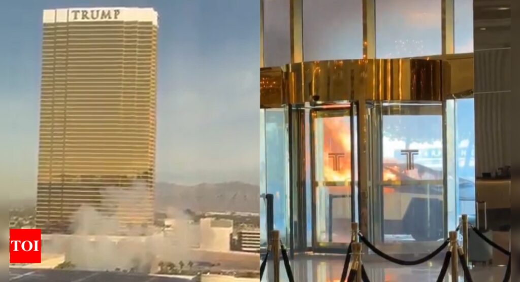 Tesla Cybertruck Fire: 'Political statement against Elon & Trump': Social media reacts to Cybertruck 'explosion' near Trump tower in Las Vegas