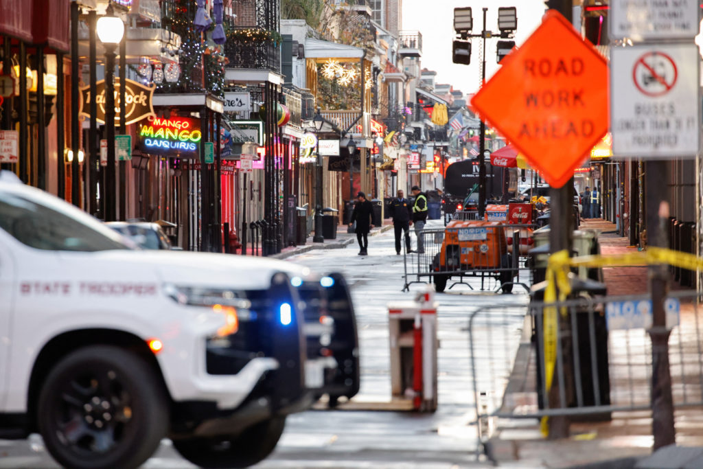 Driver crashes into crowd celebrating New Year's Day in New Orleans