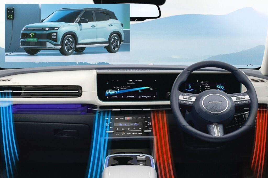 Hyundai Creta EV interior and features, power, ADAS, infotainment