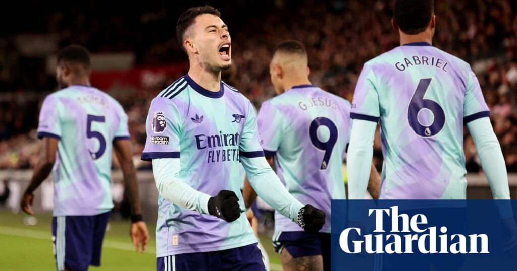 Arsenal climb to second after Gabriel Martinelli rounds off win at Brentford | Premier League