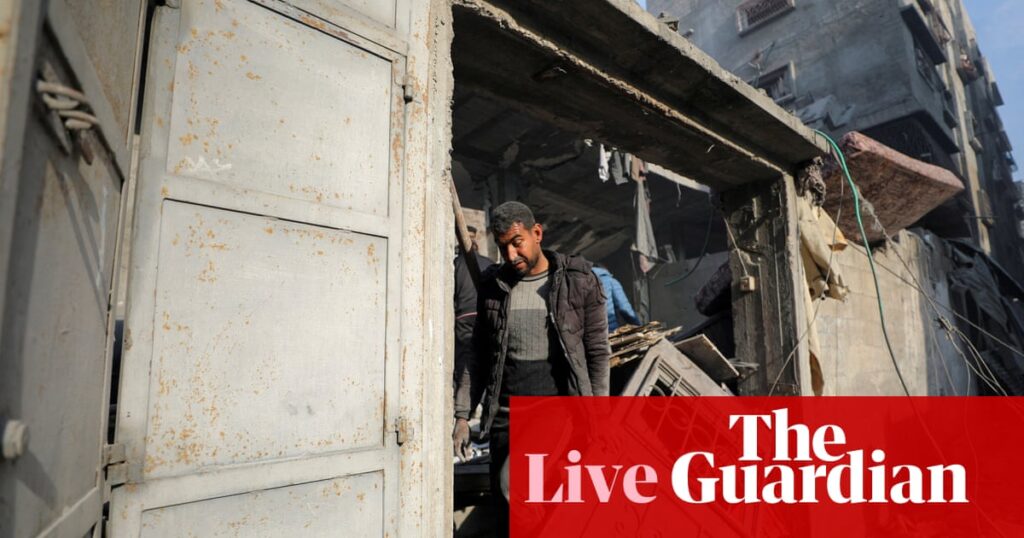 Middle East crisis live: Israel and Hamas wrangle over potential ceasefire and hostage deal | Israel