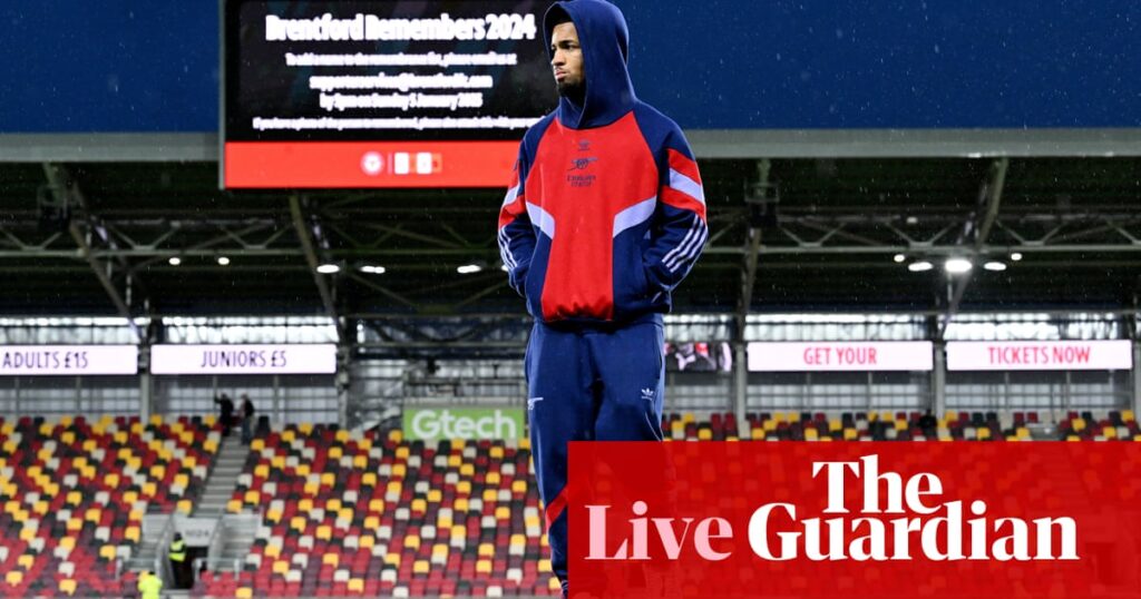 Brentford v Arsenal: Premier League – live | Premier League