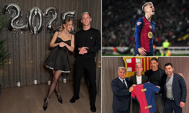 Dani Olmo sends cryptic message in New Year's post amid Barcelona uncertainty... after Catalan giants missed a deadline to register the Premier League target