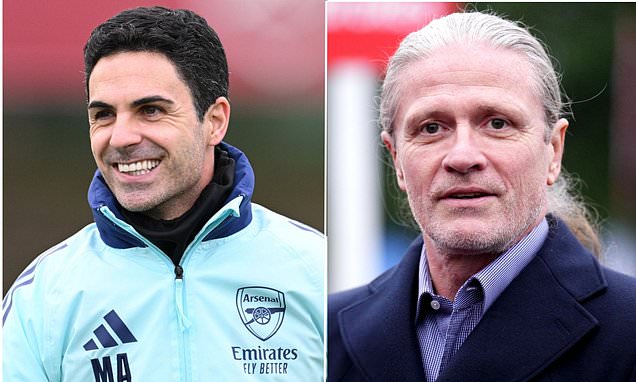 Arsenal legend picks out two Gunners stars who are 'not good enough to fight for the Premier League title'... and claims that Mikel Arteta's squad is 'not in the same world' as Liverpool's