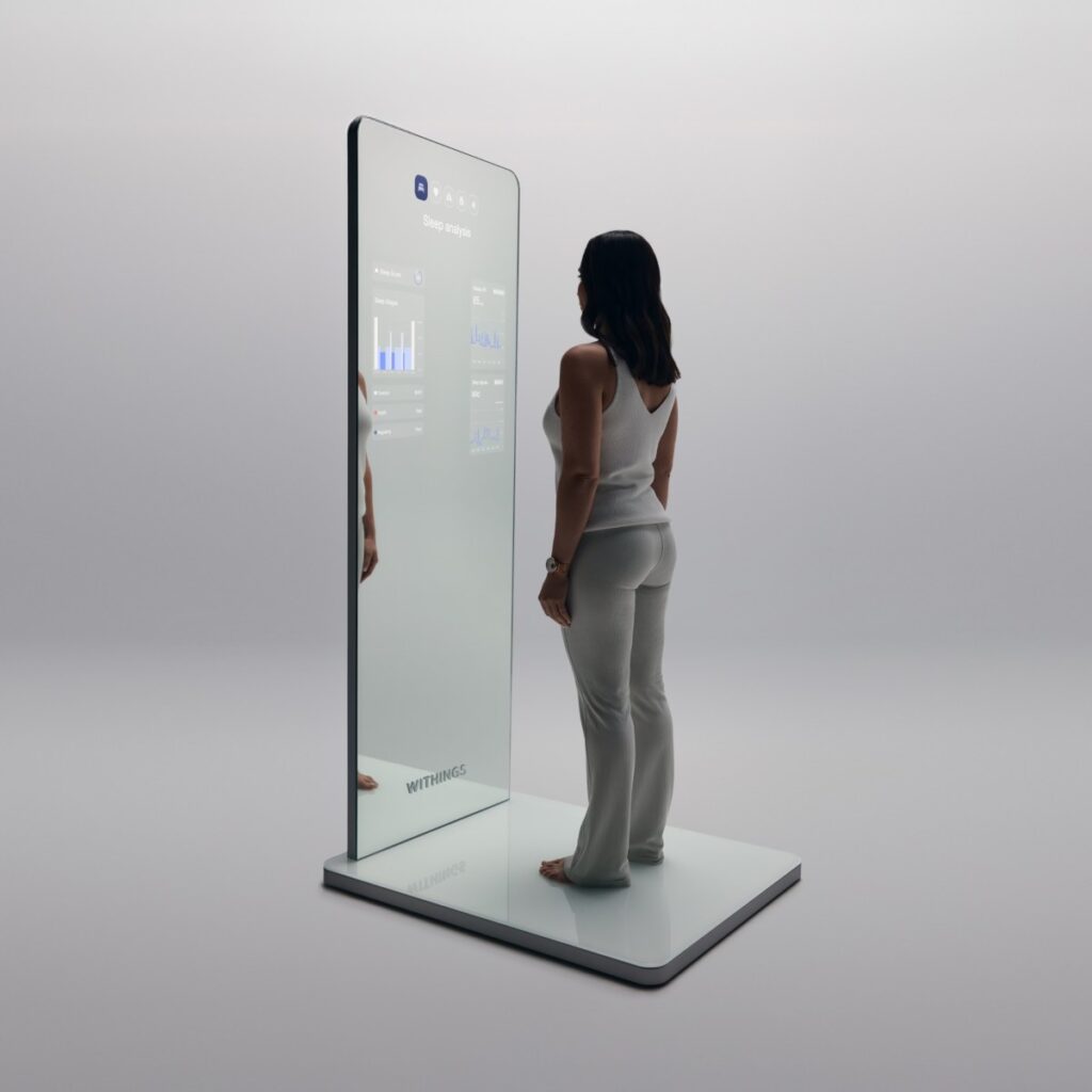 Withings' Omnia is a full-size body-scanning health mirror