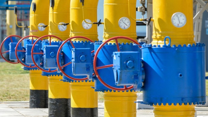 Yellow, red and blue pipeline infrastructure