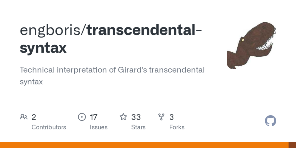 engboris/transcendental-syntax: Technical interpretation of Girard's transcendental syntax